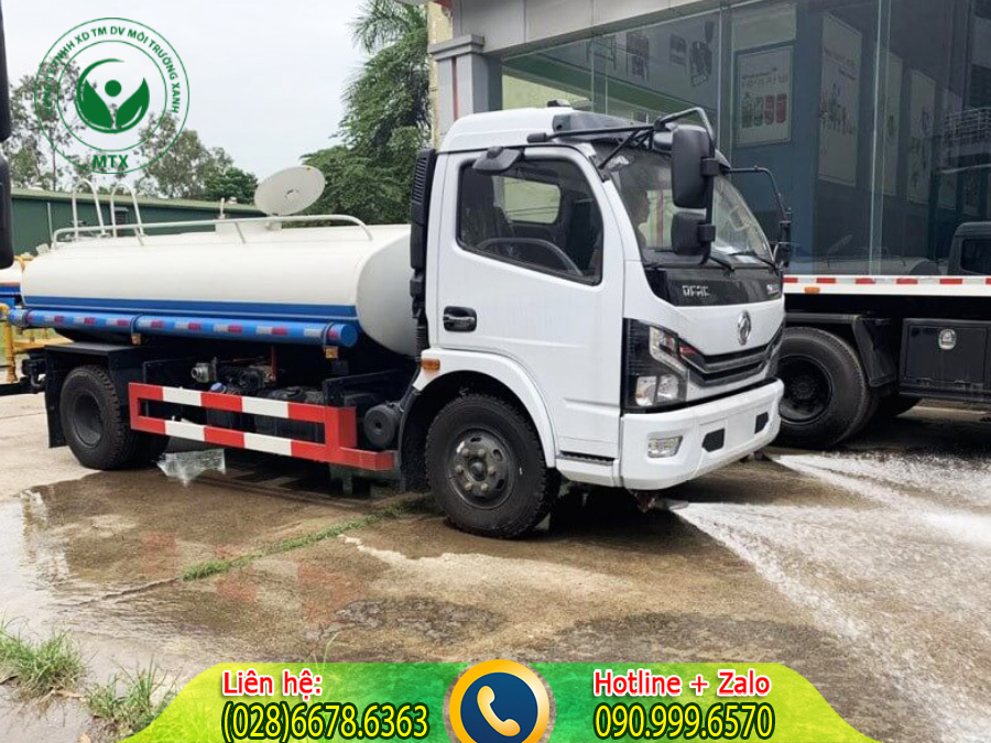 Cho thu&ecirc; xe bồn tưới nước rửa đường