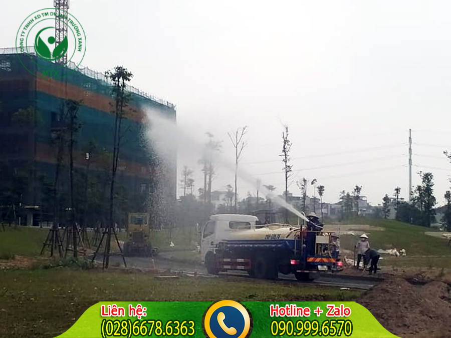 Cho thuê xe tưới cậy huyện Củ Chi