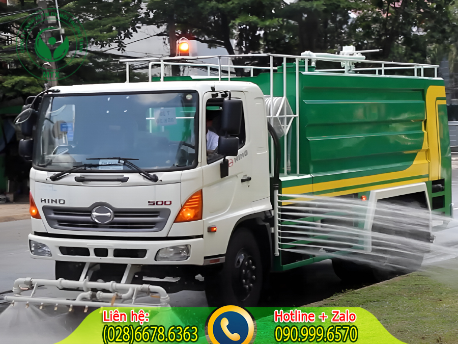 Cho thuê xe tưới cậy huyện Củ Chi