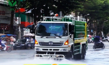 Cho thuê xe rửa đường Đồng Tháp chất lượng cao, giá tốt