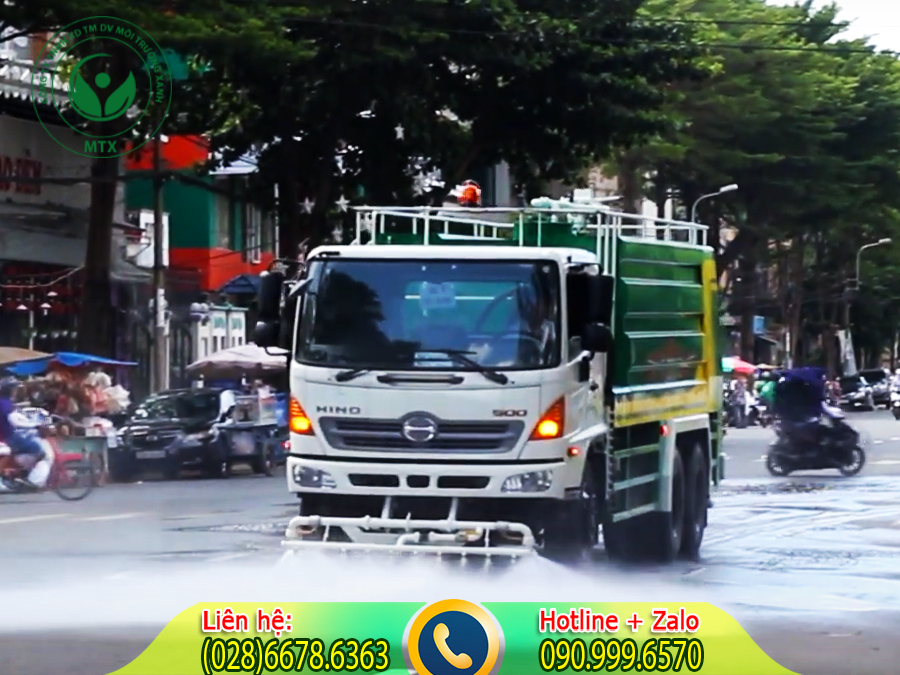 Cho thu&ecirc; xe bồn chở nước