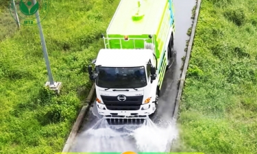 Cho thuê xe tưới cây huyện Củ Chi Môi Trường Xanh giá rẻ, uy tín
