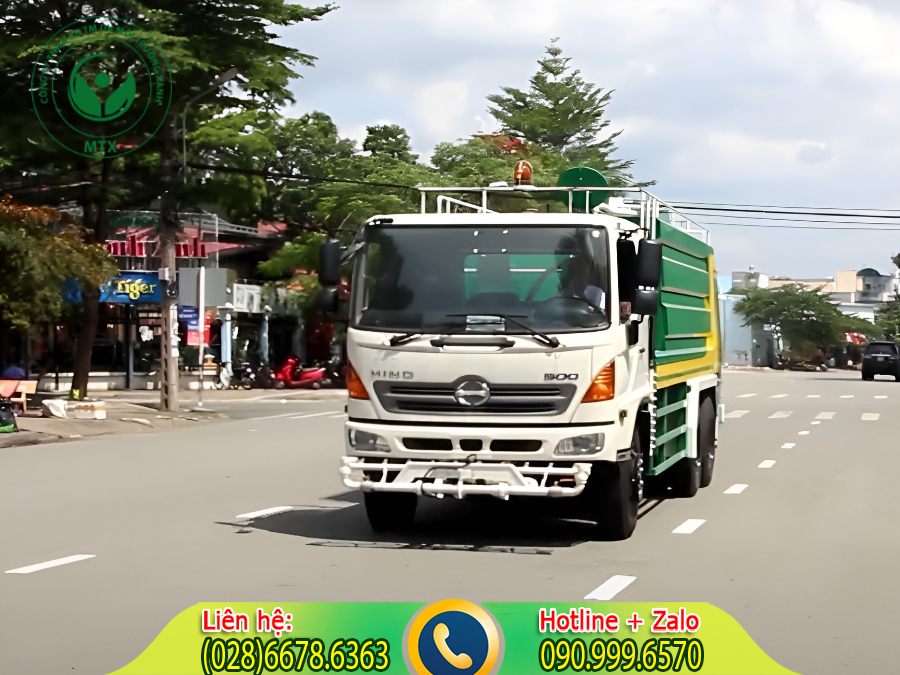 Cho thu&ecirc; xe bồn chở nước