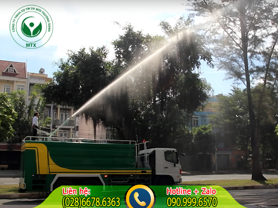 Cho thu&ecirc; xe tưới c&acirc;y