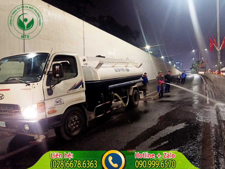 Cho thu&ecirc; xe bồn chở nước sạch