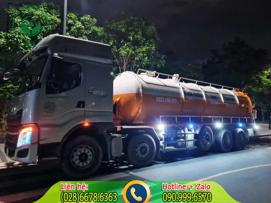 Dịch vụ cho thuê xe hút chất thải với nhiều lợi ích